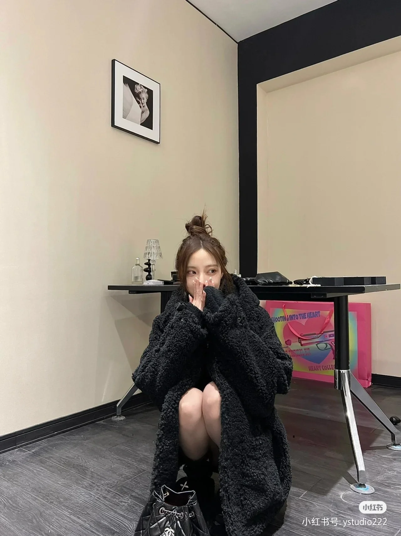 Рюкзак-хобо Chanel Gabrielle с цепочкой Twinkle Chain - черный