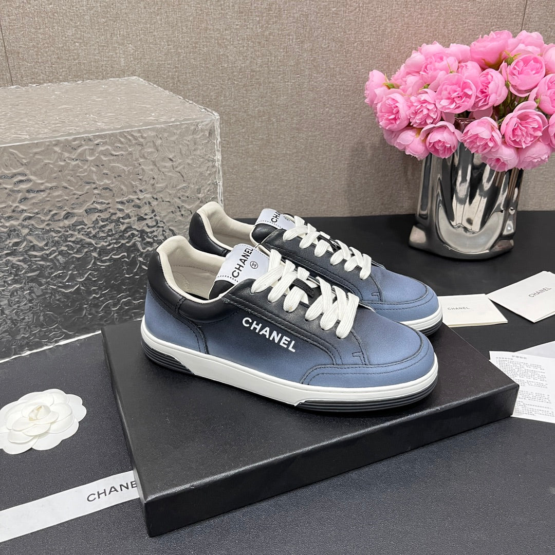 Повседневные туфли Chanel 2024 - темно-синие