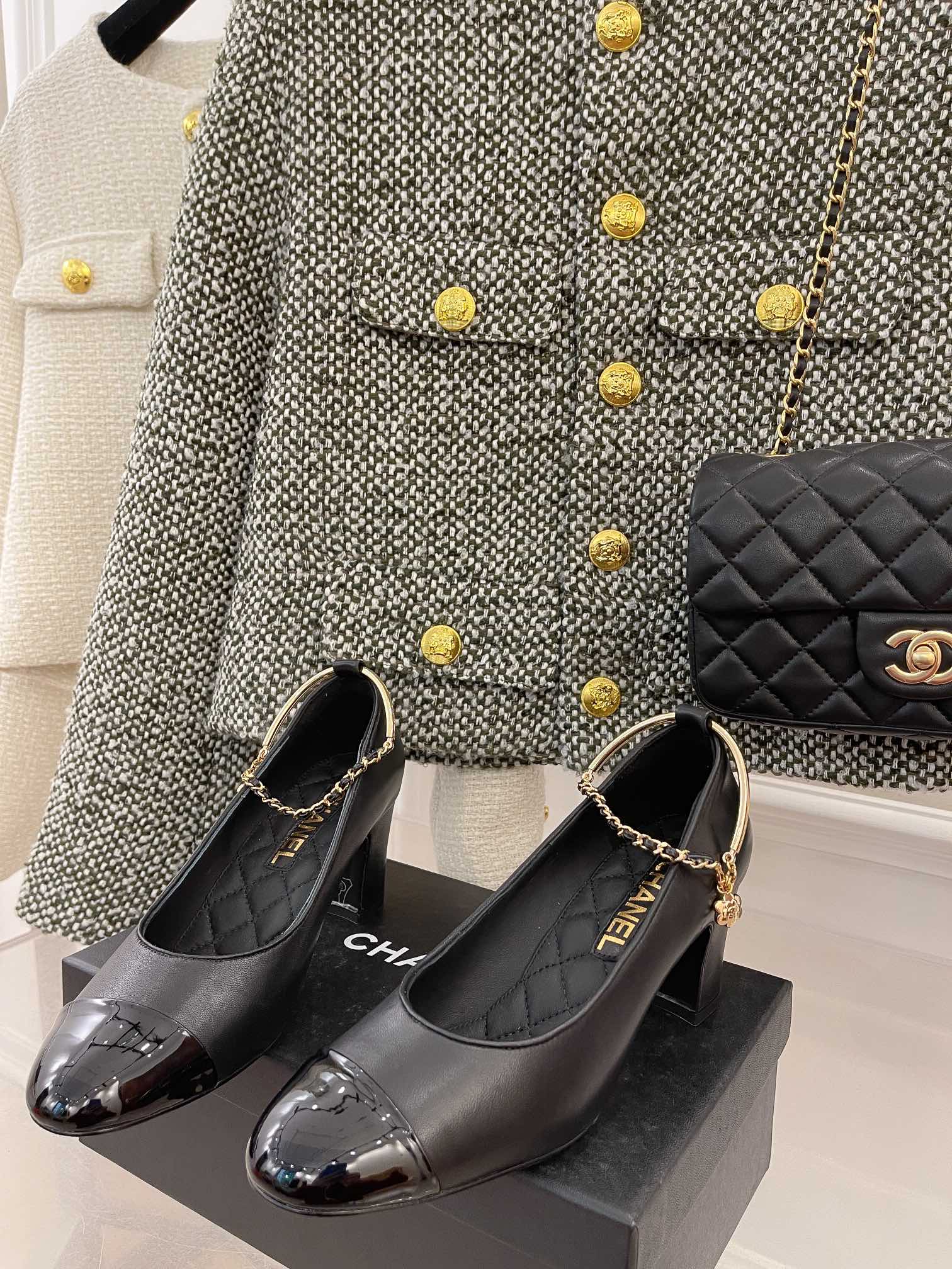 Chanel - Изысканная цепочка - Туфли Мэри Джейн