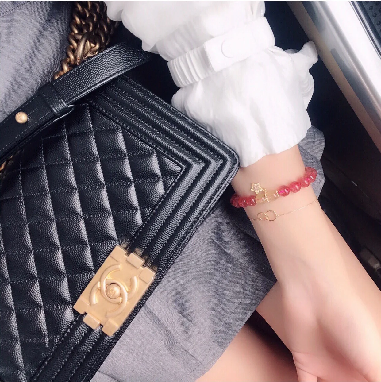 Chanel Le Boy Crystal Edition, узор 