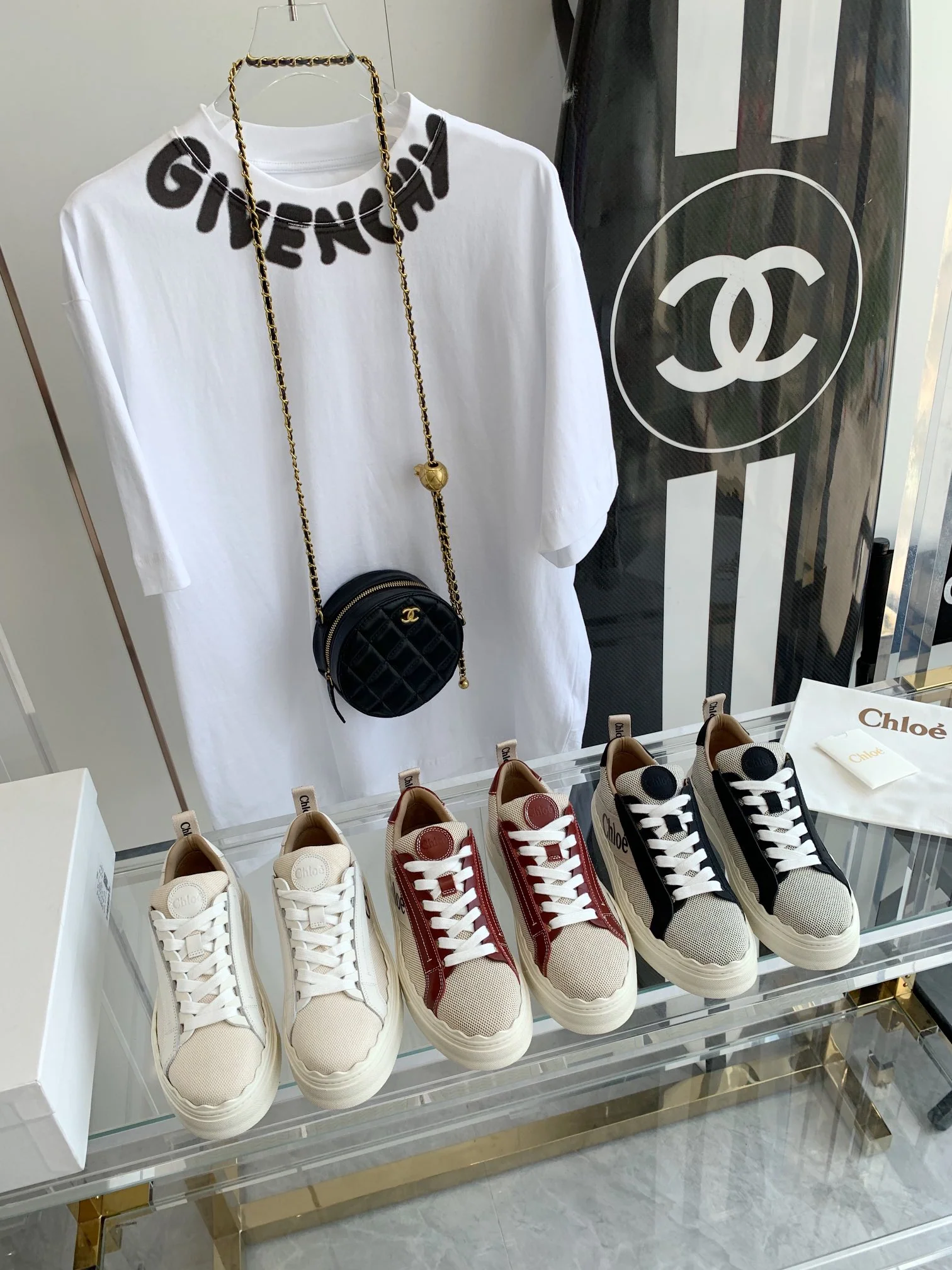 Хлоя - Белые кроссовки - Кроссовки на платформе - Повседневная обувь - 2