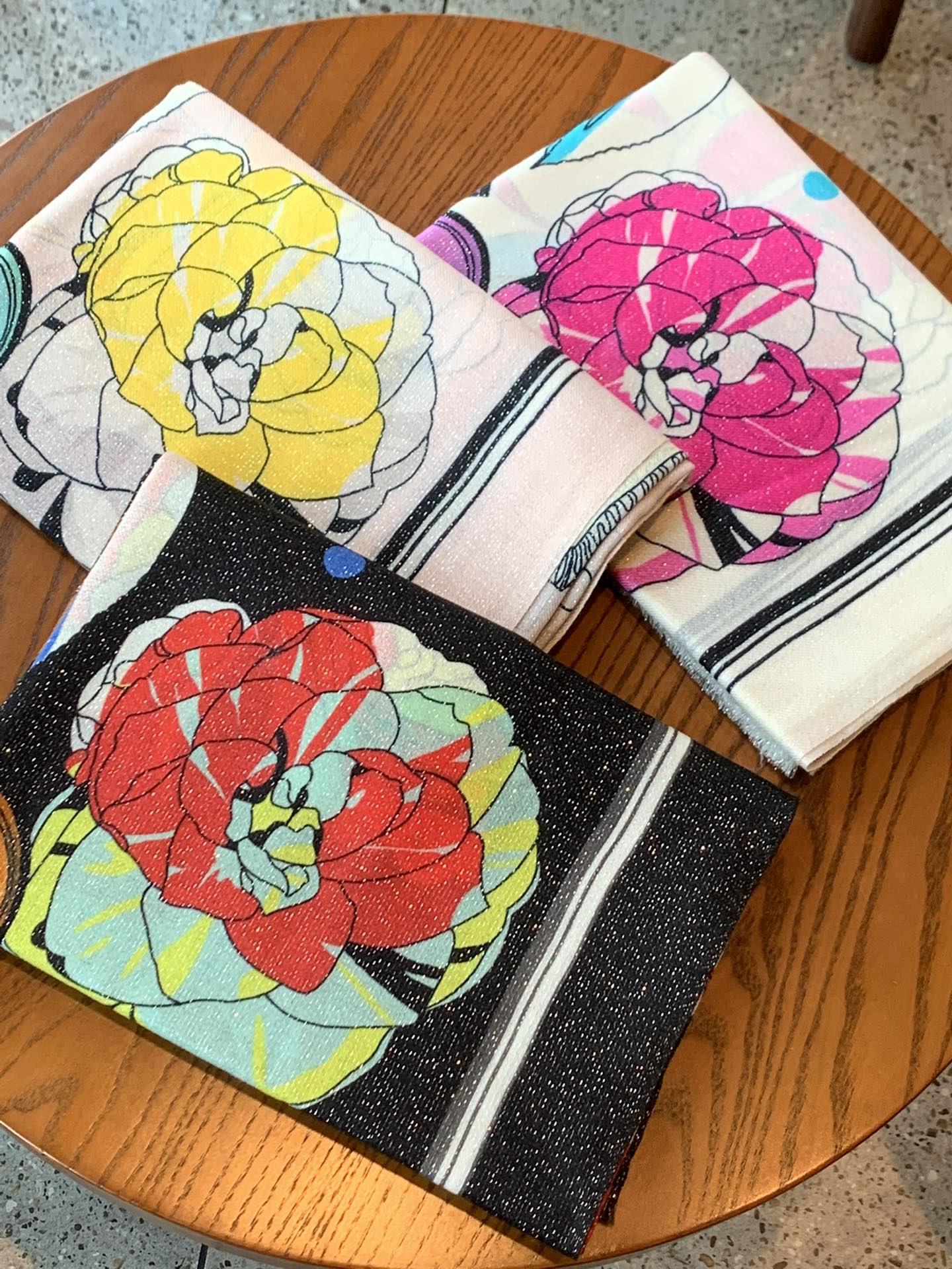 Chanel - Длинный шарф для девочек - 110-200 см - 100% высококачественный кашемир - белый