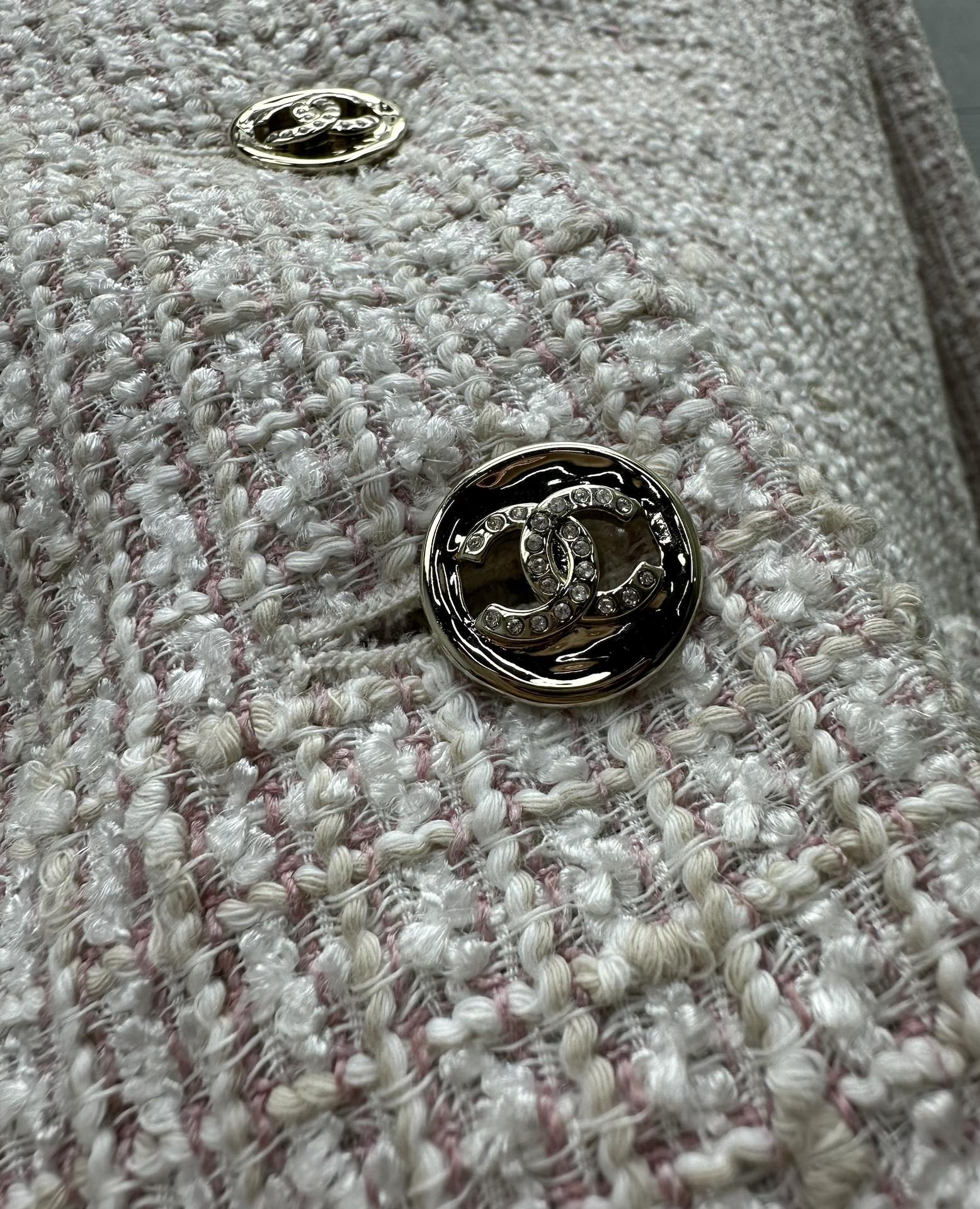 Пальто Chanel 2403-24c, новинка ранней весны - оригинальная покупка - высокое качество - объемное пальто средней длины