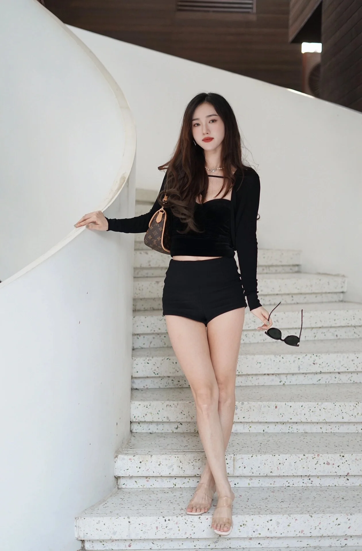 Сумка-багет m45985-LV-diane - наплечная/кроссбоди