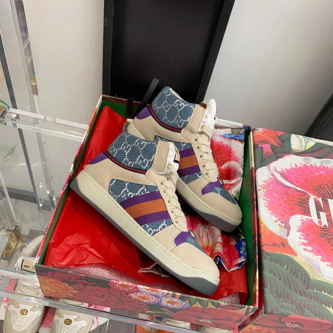 Высокие кроссовки Gucci - Грязные кроссовки - 3