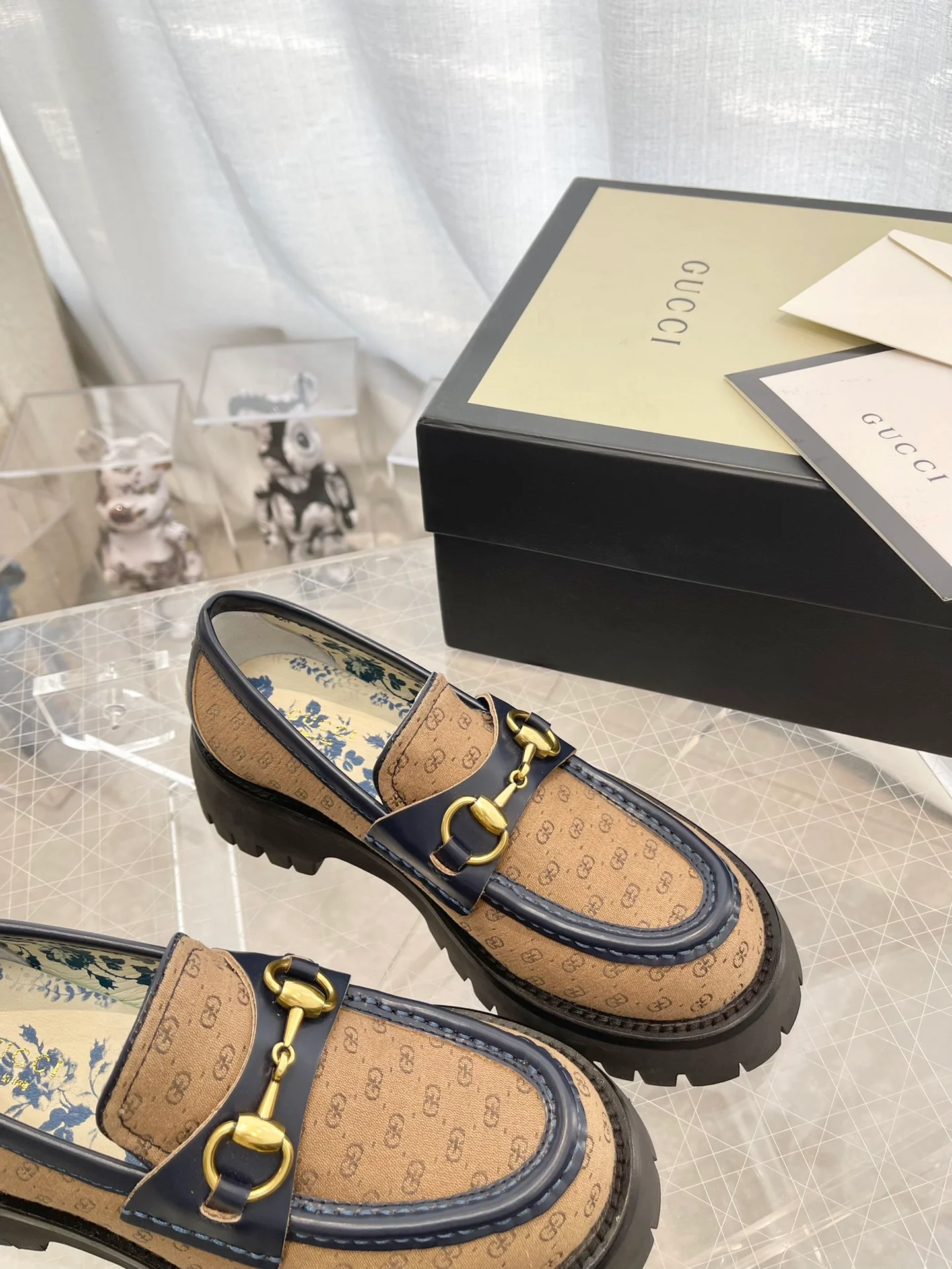 Лоферы на платформе Gucci - 3