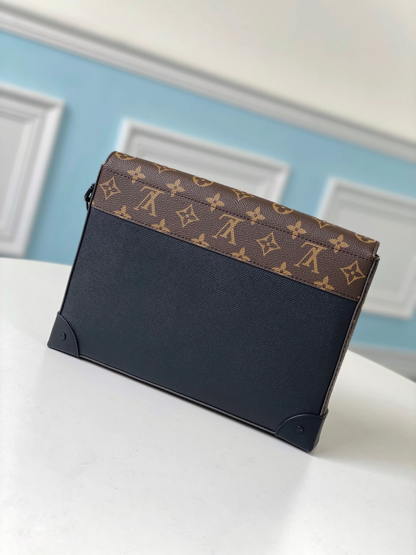 lv-m30583 черная сумка Pochette voyage Steamer