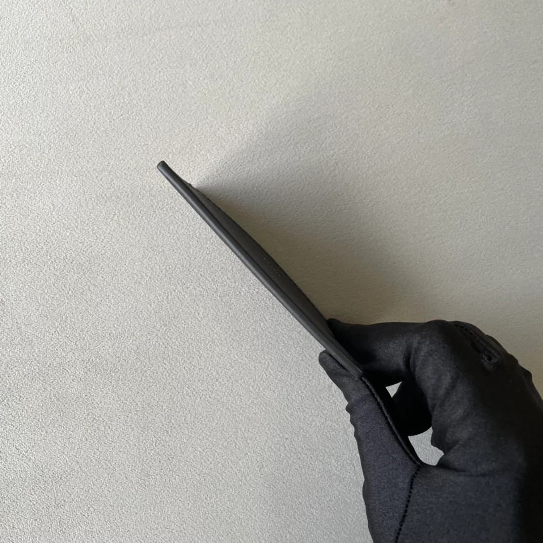 Небольшой держатель для карт Celine - зернистая телячья кожа - черный