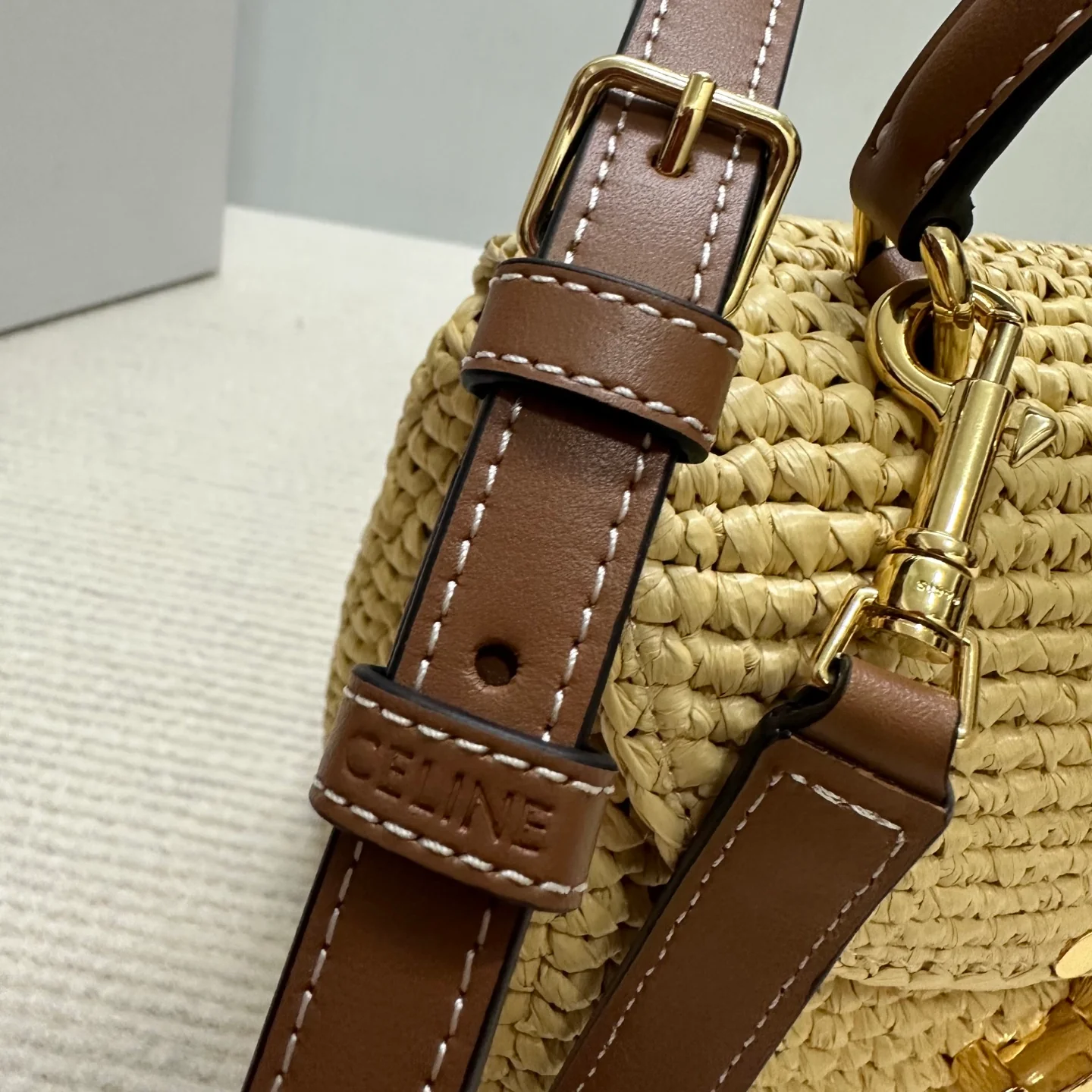 Плетеная сумка Celine-teen-nino