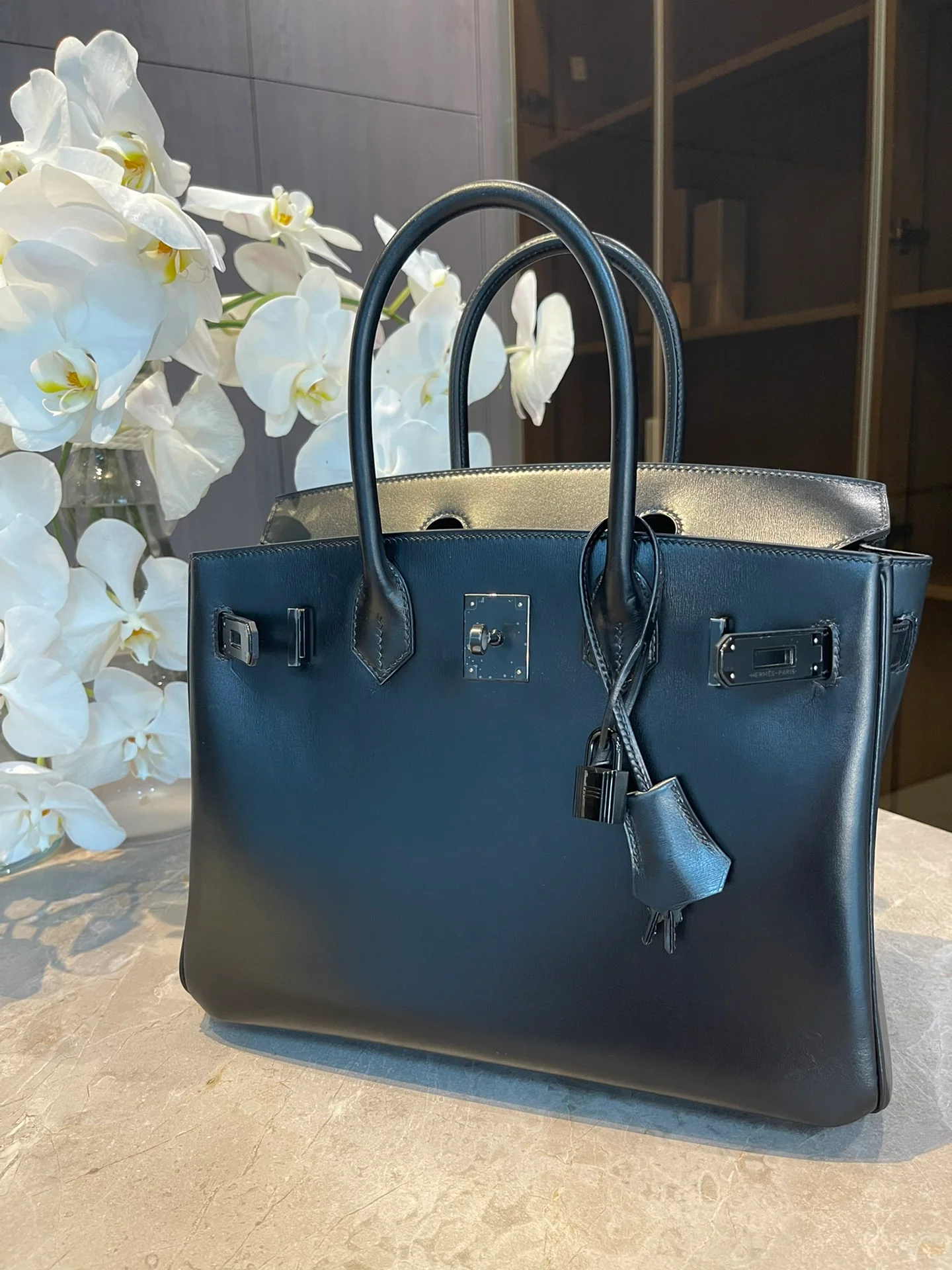 Сумка Hermes Birkin 30 Box Black