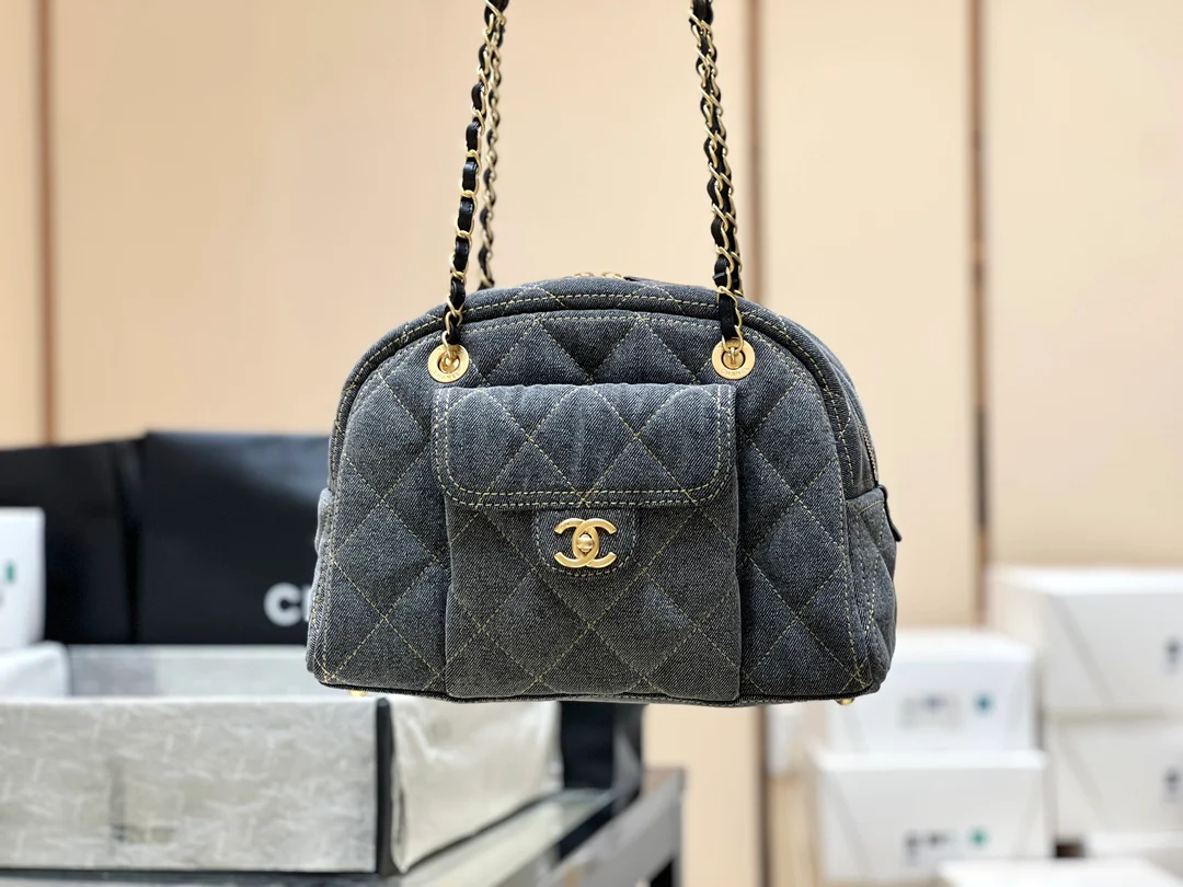 Сумка для боулинга Chanel 24a Cowboy