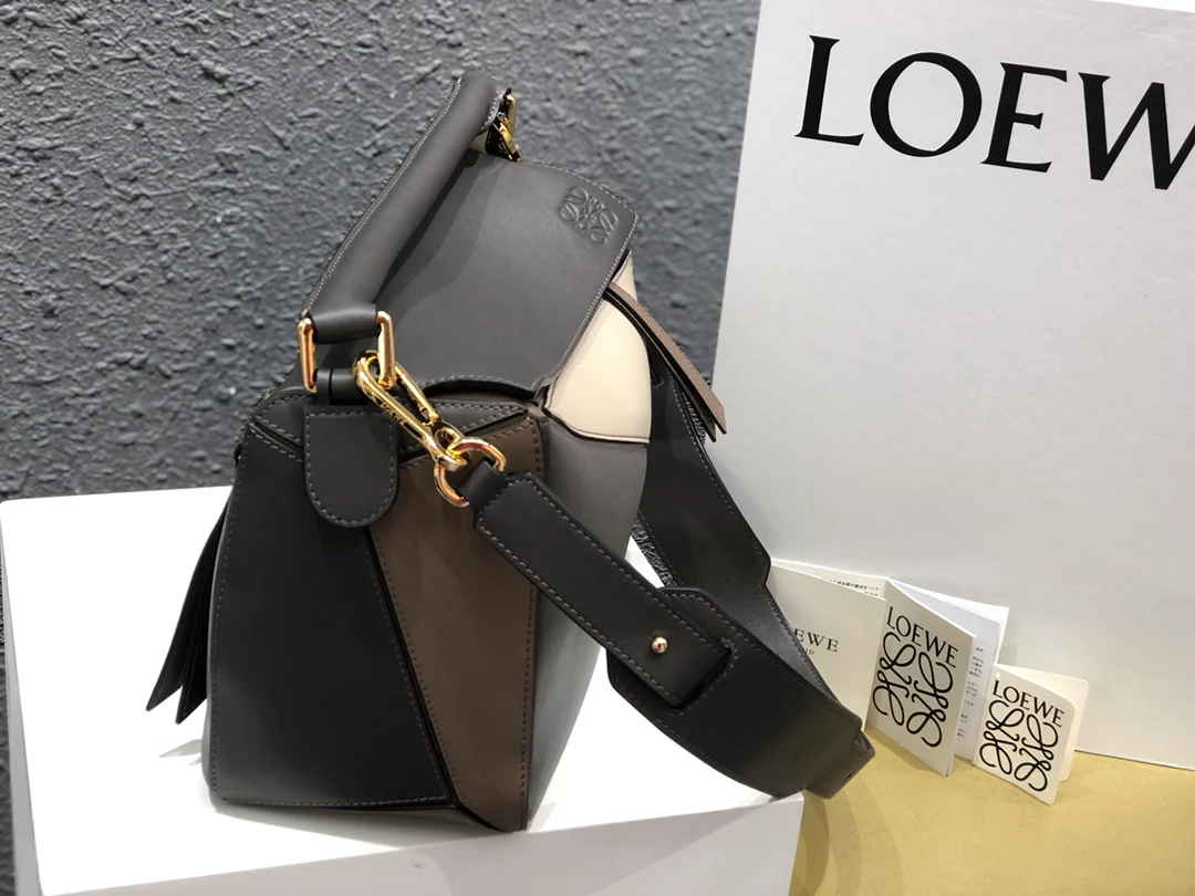 Сумка Loewe Puzzle, телячья кожа, средний размер, 7