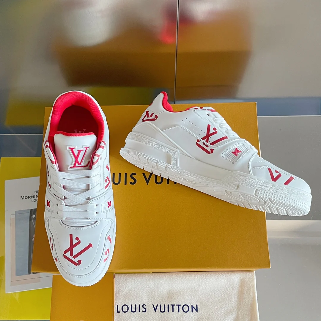 Кроссовки LV Trainer - красные
