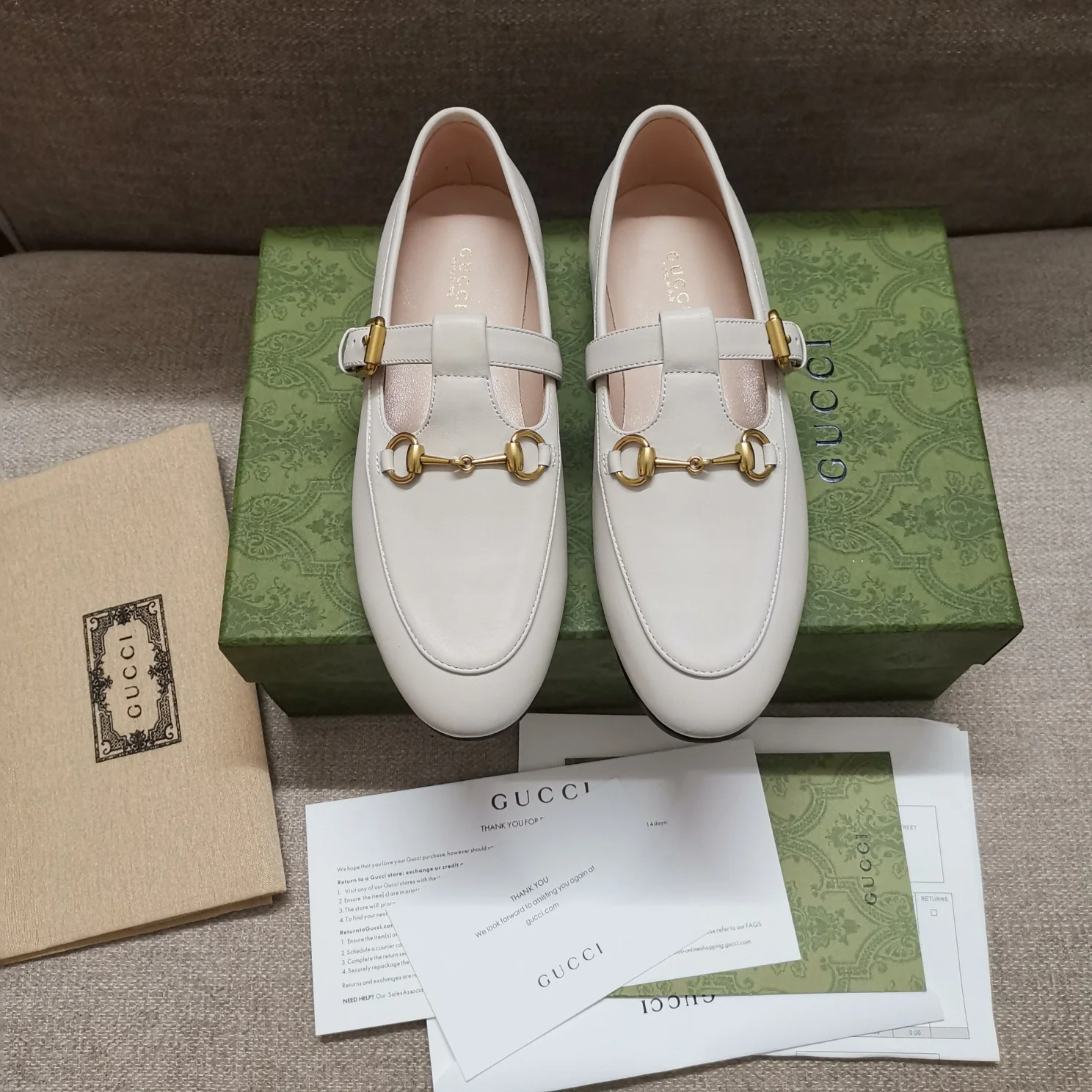 Балетки афро от Gucci