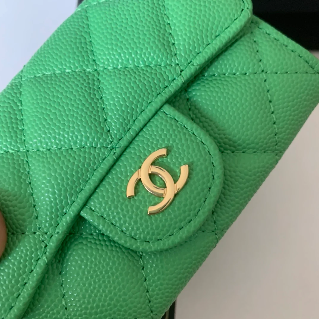 Однослойный держатель для карт Chanel Classic CF