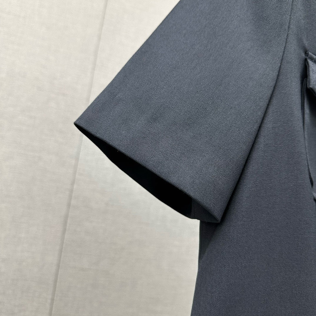 Miu Miu - 2404 - Минималистичный короткий купальник - Черный