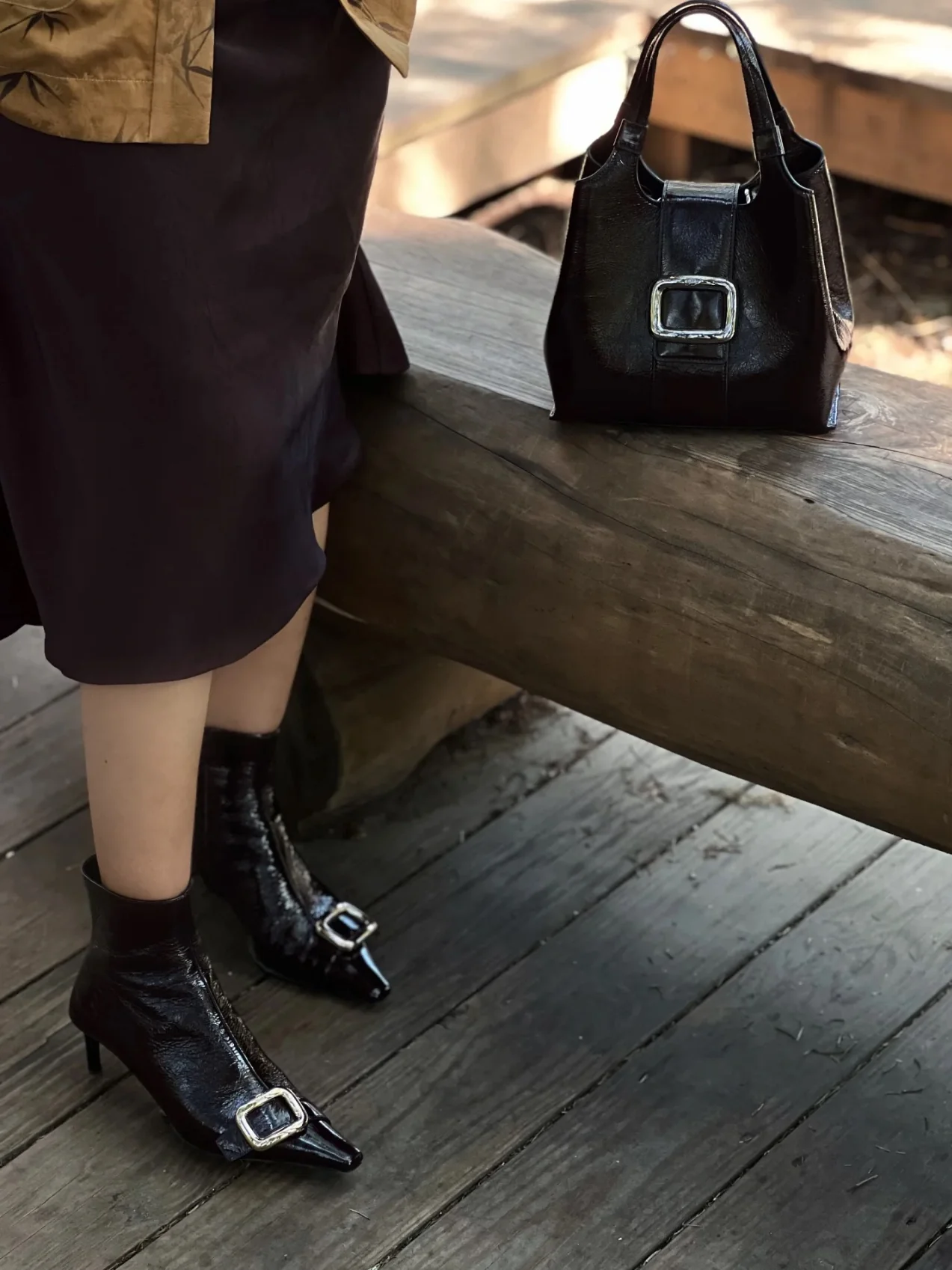 Обувь RV Shoes - 2024 - Кожаные ботильоны - Черные