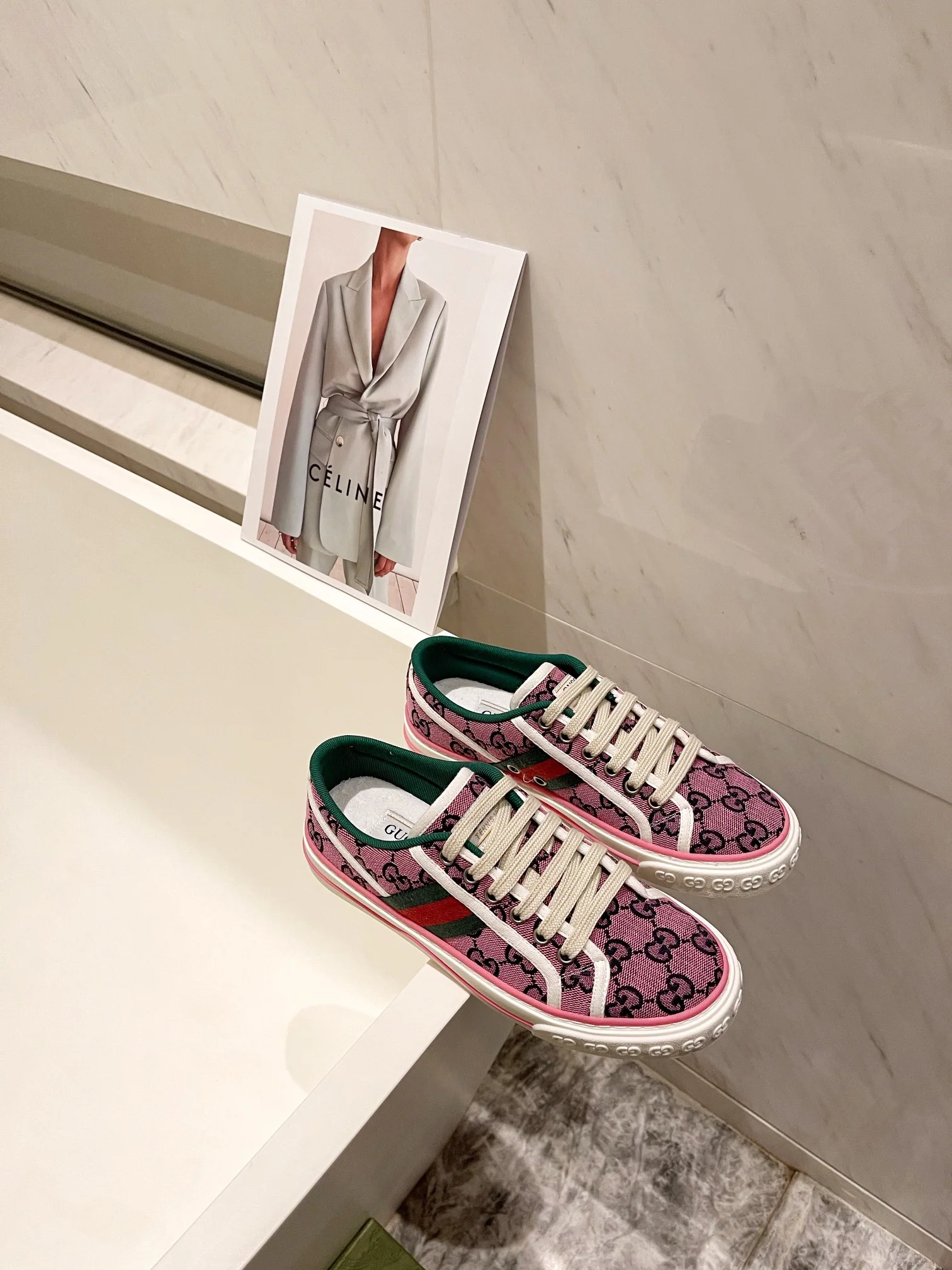 Кед Gucci из парусины - 6