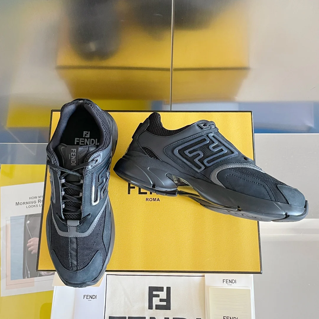 Кроссовки Fendi - Парные - Черные