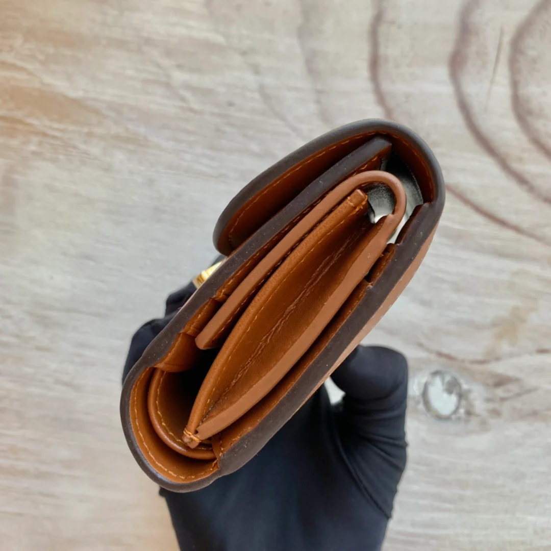 Кошелек Celine Small Flap Wallet - ткань и коровья кожа - 2 шт.