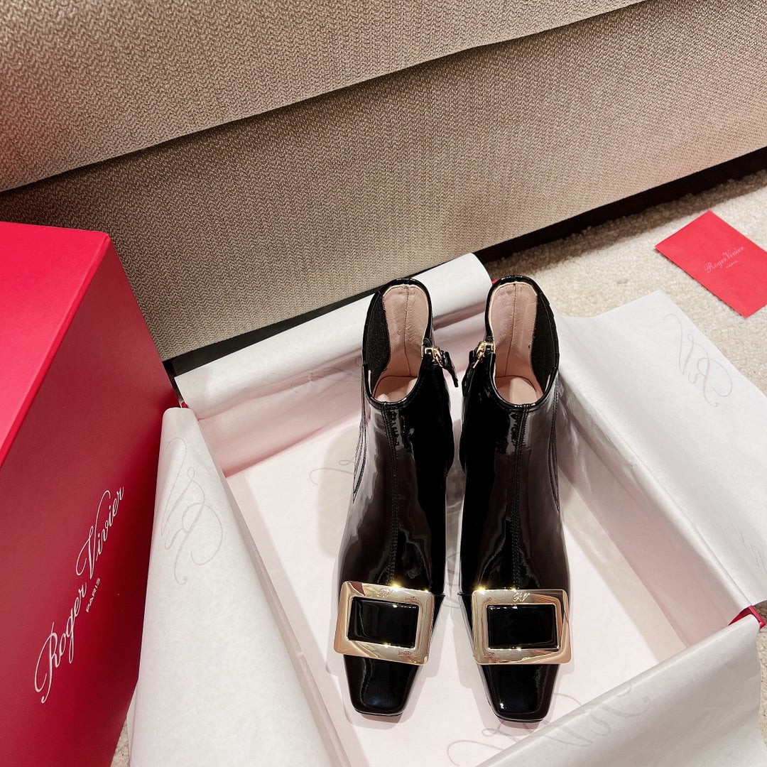 Обувь RV - 22ss - ботильоны на коротком каблуке