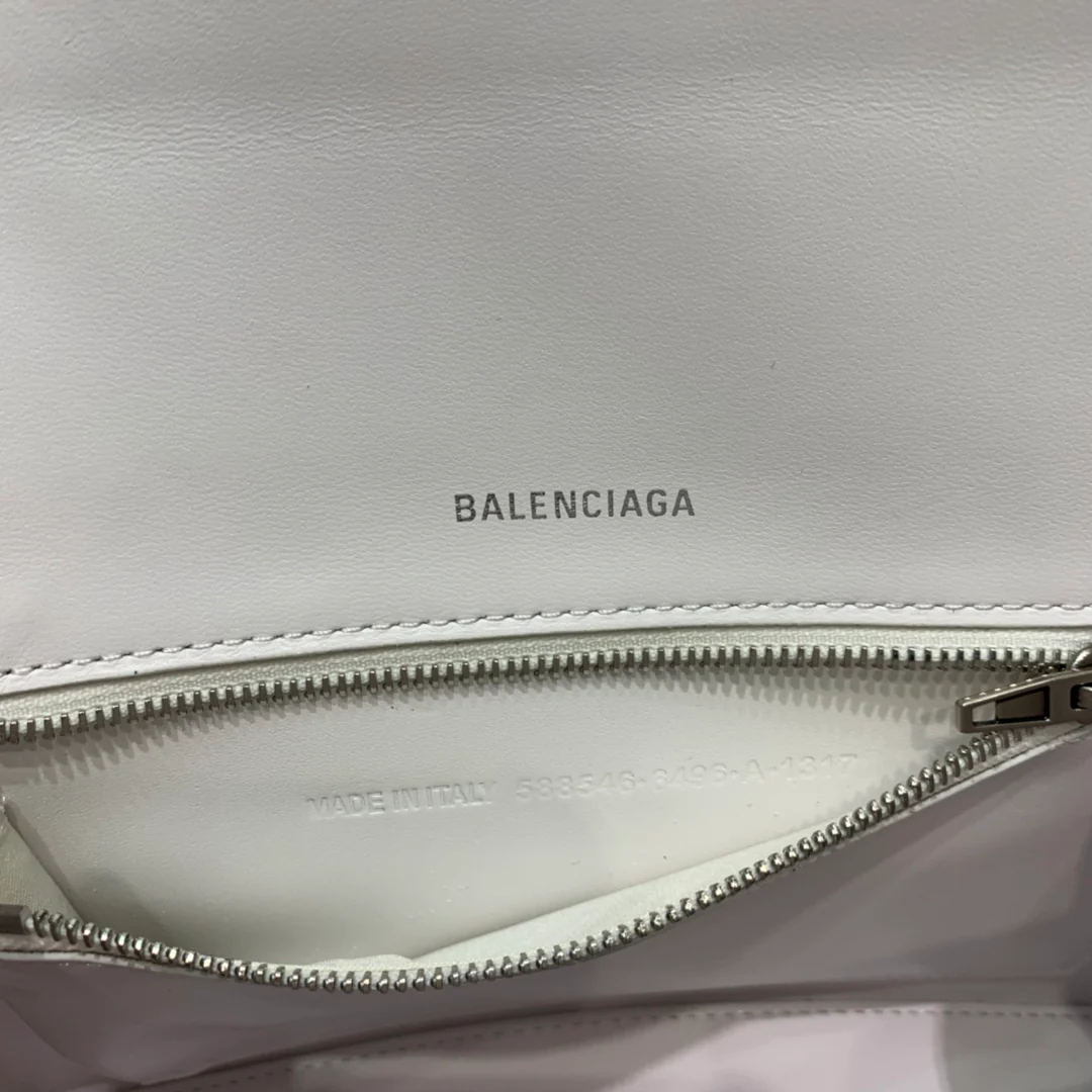 Сумка Balenciaga Hourglass - White Plain Graffiti