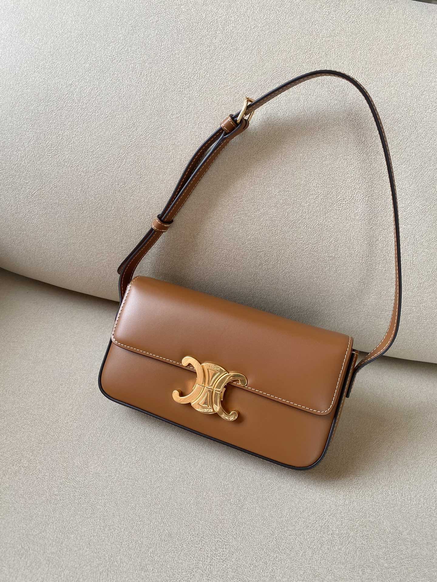 Кожаный рюкзак Celine Triomphe - сумка через плечо - 1 шт.