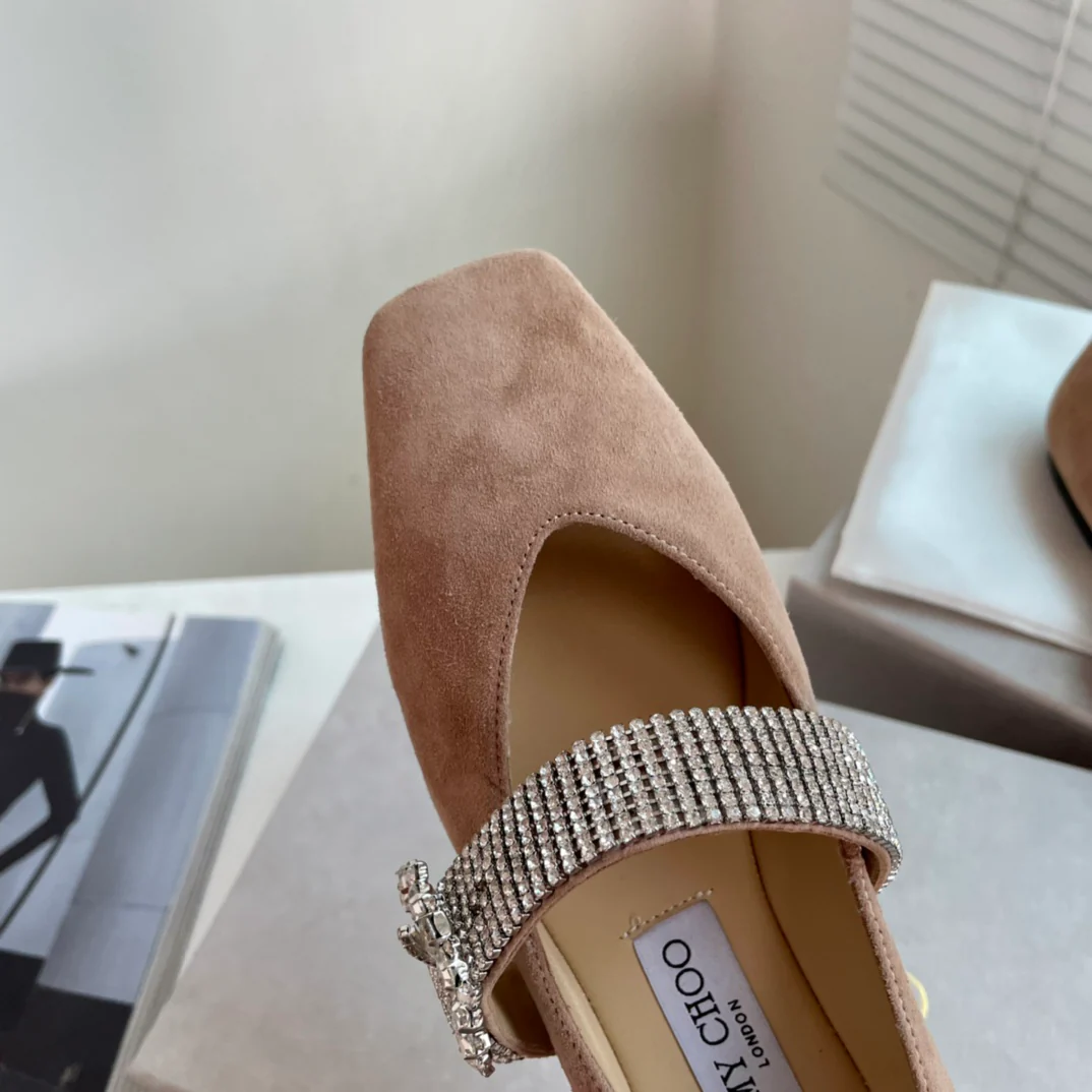 Балетки Jimmy Pearl с квадратным носком - 1