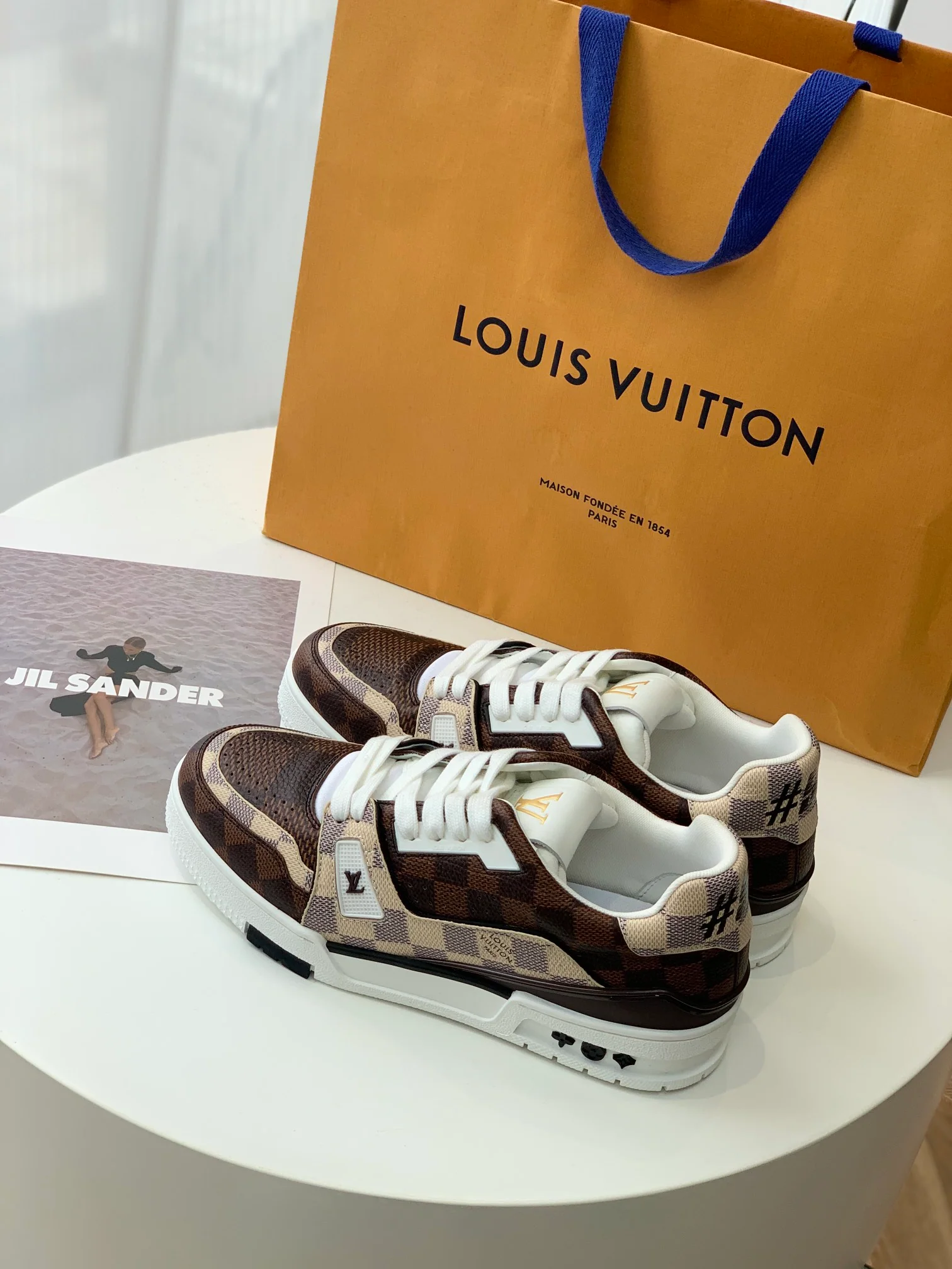 Кроссовки LV Trainer Series - Унисекс - Узор Damier