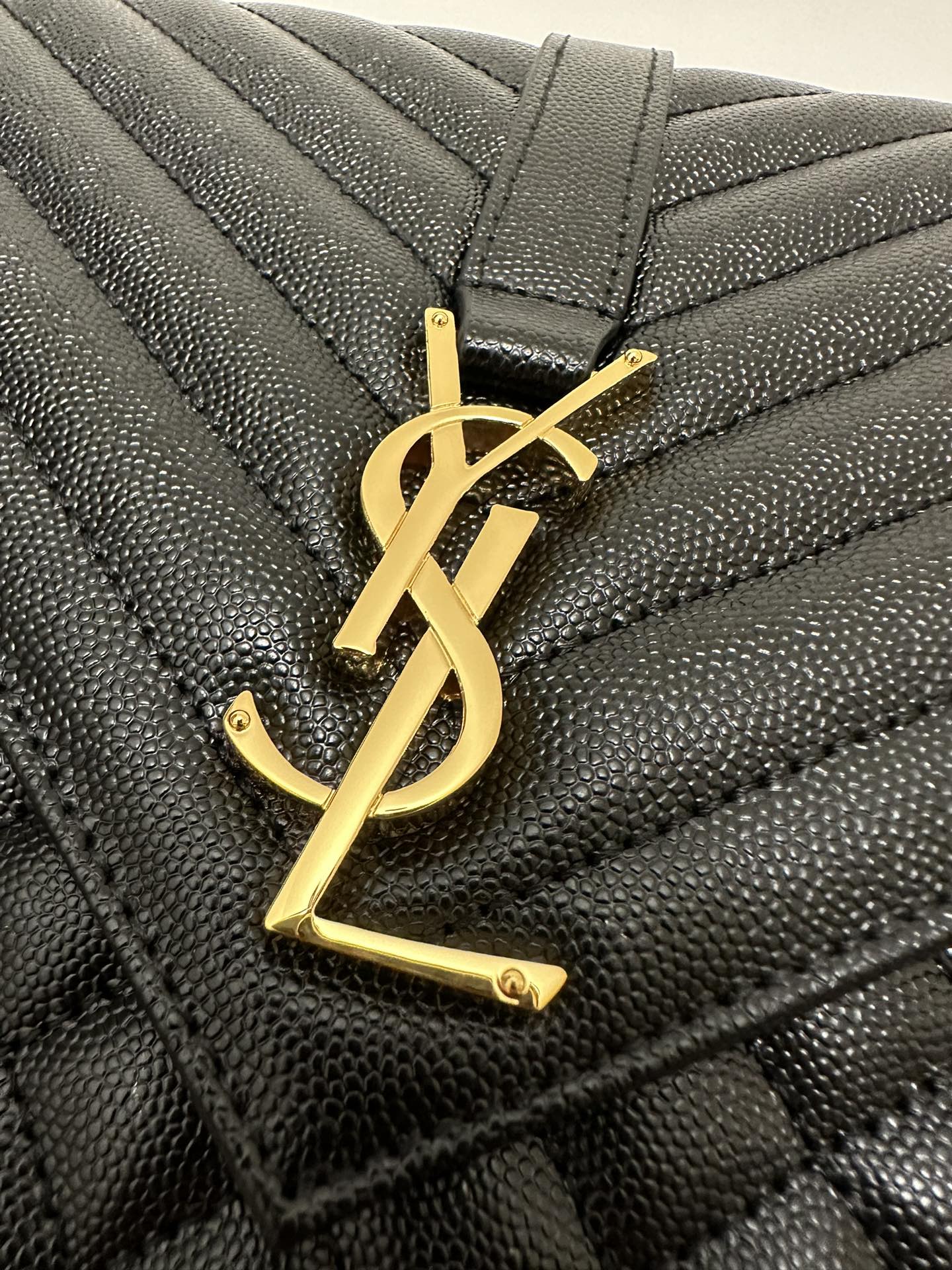 Конверт YSL - черно-золотой