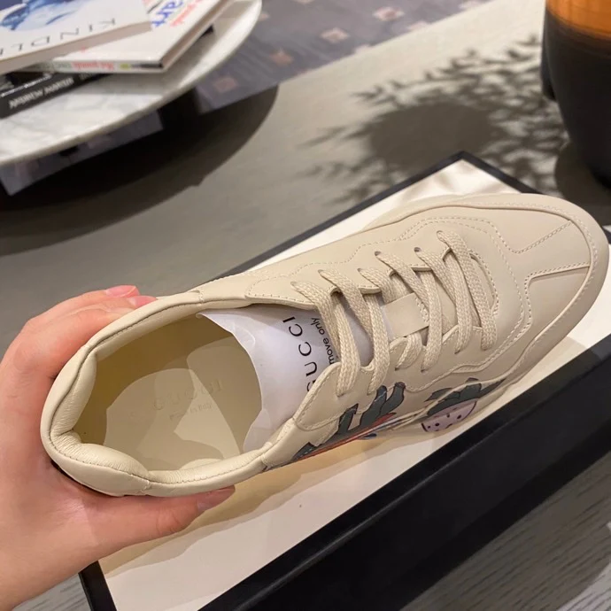 Массивные кроссовки Gucci - унисекс - 5