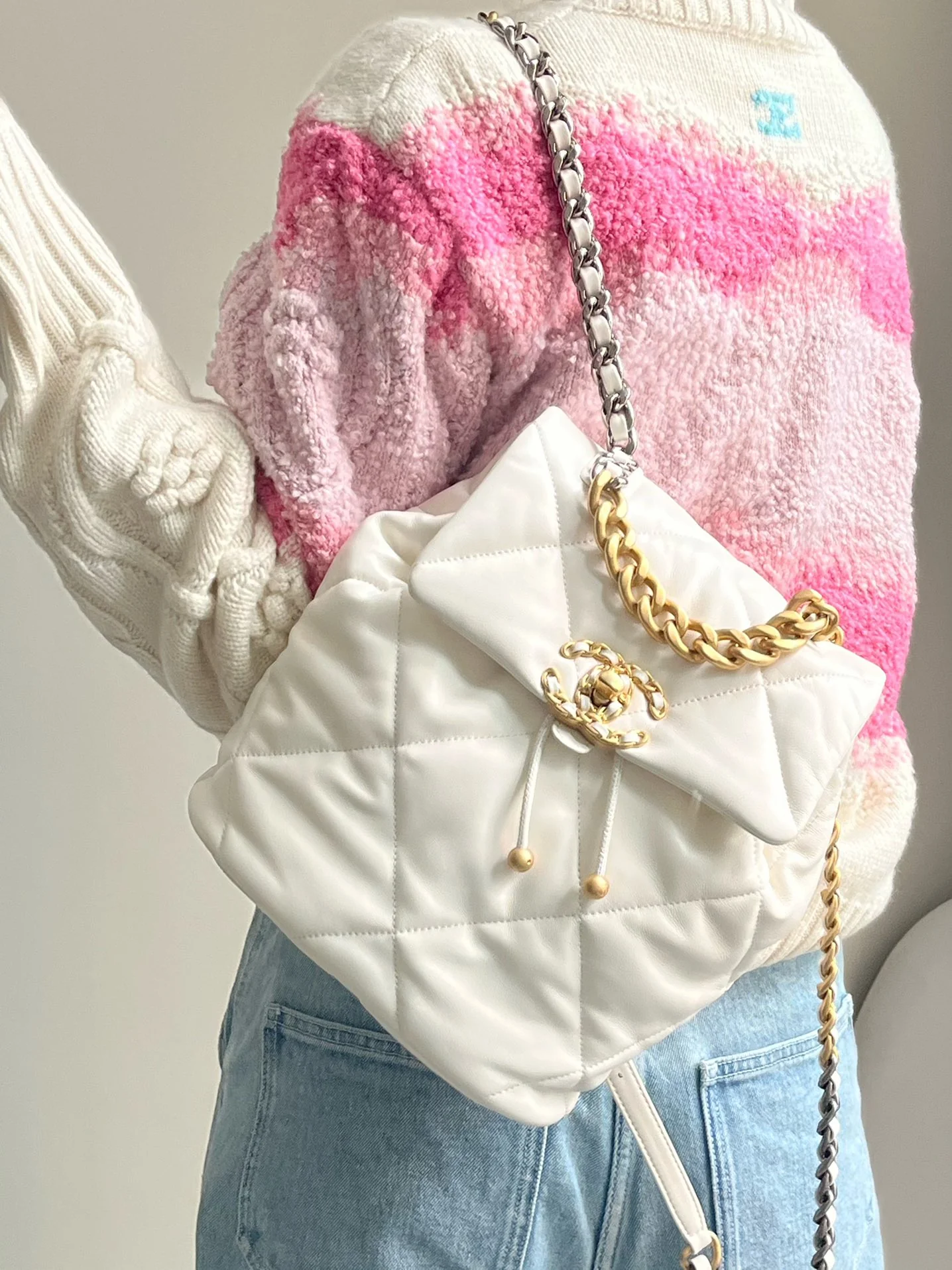 Рюкзак Chanel 24c - белый