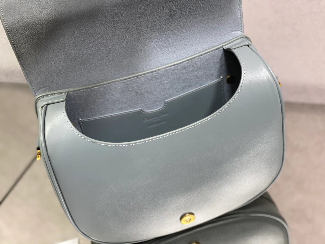 Dior Bobby - Большой размер 27 см - Синяя кожа