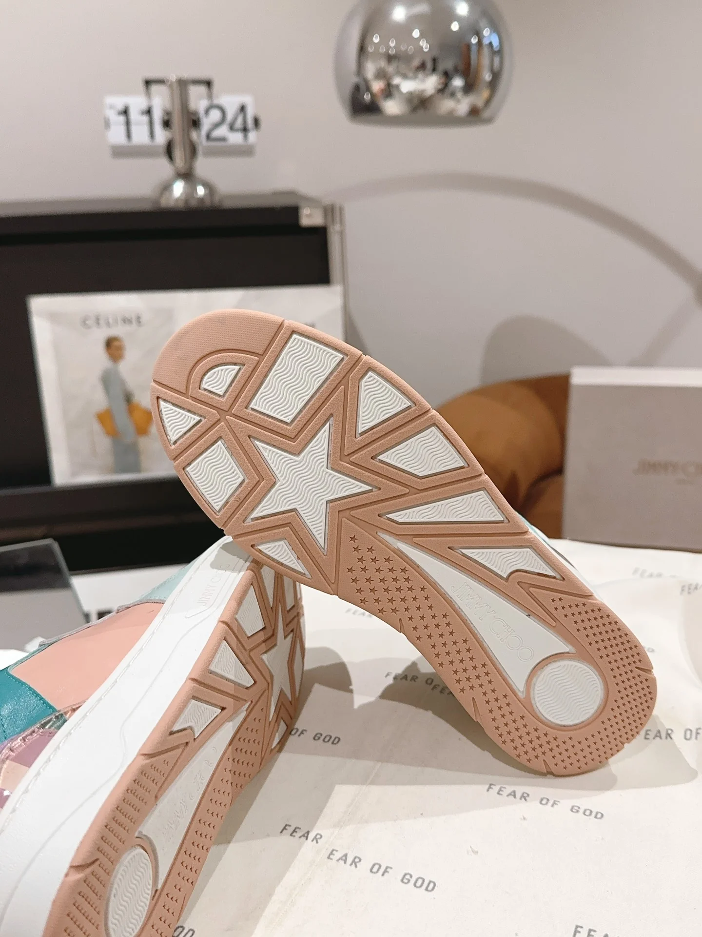 Jimmy - Новинка 2023 года - Повседневная обувь - Белый и светло-зеленый