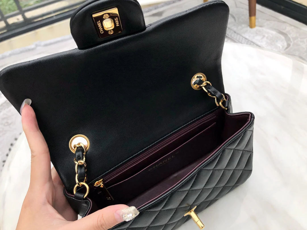 Chanel - сумка из французской овечьей кожи - CF - 20 см