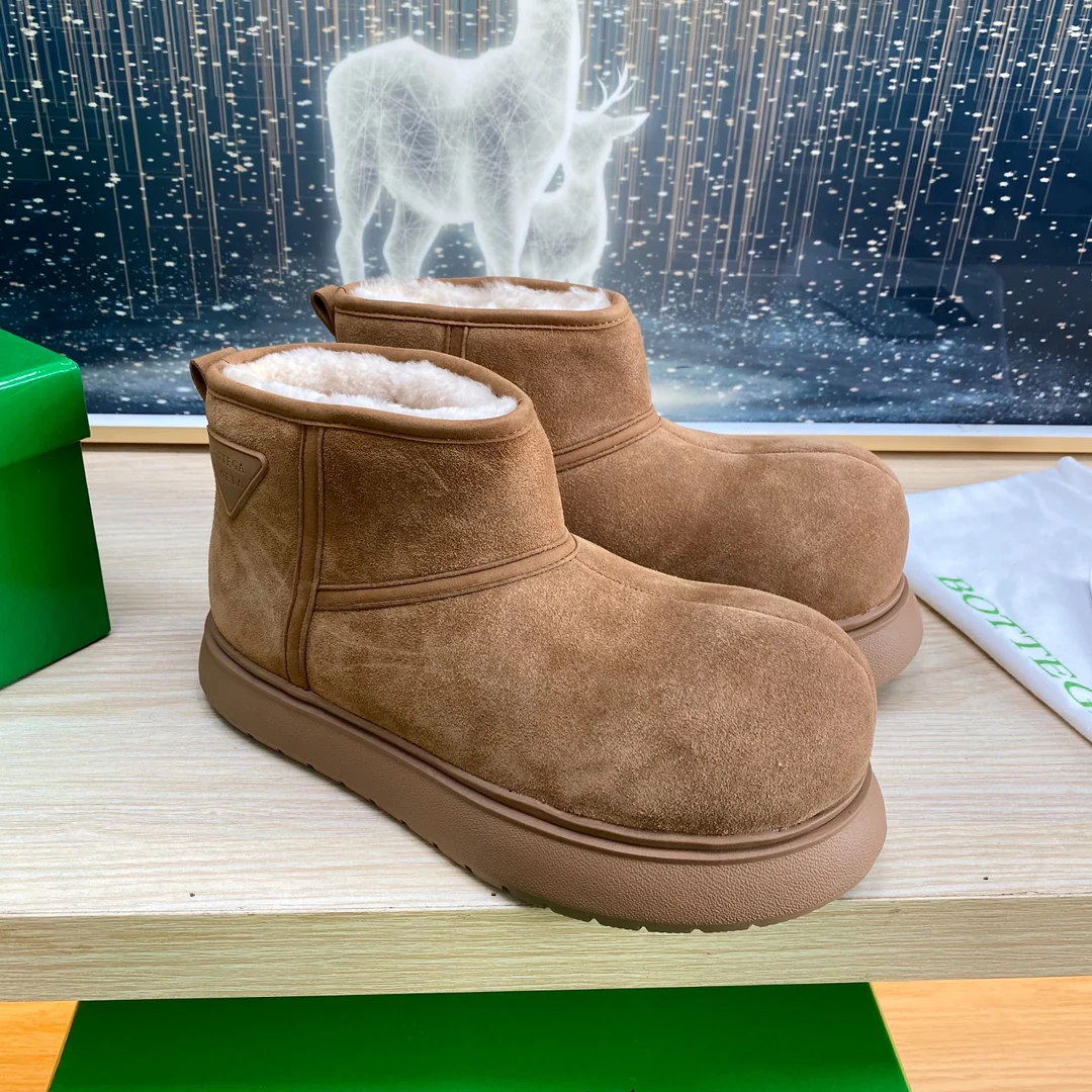 Снежные ботинки BV - светло-коричневые