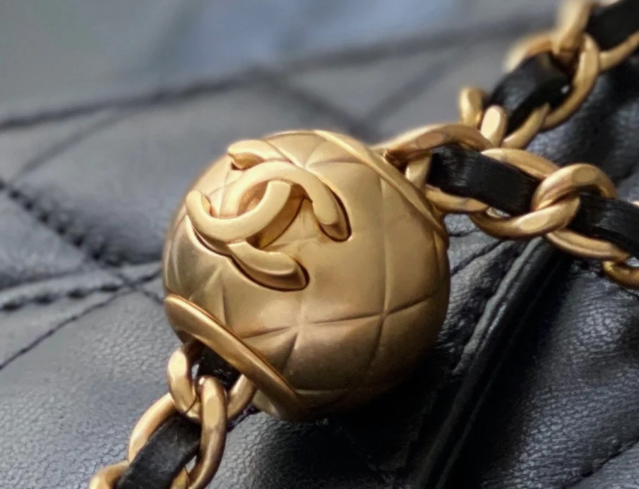 Chanel - Gold Ball WOC - Овечья кожа - 5