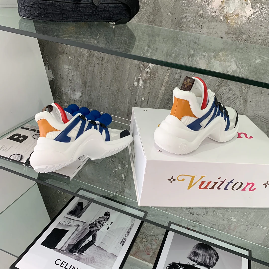 Туфли LV - Массивные туфли LV - 9