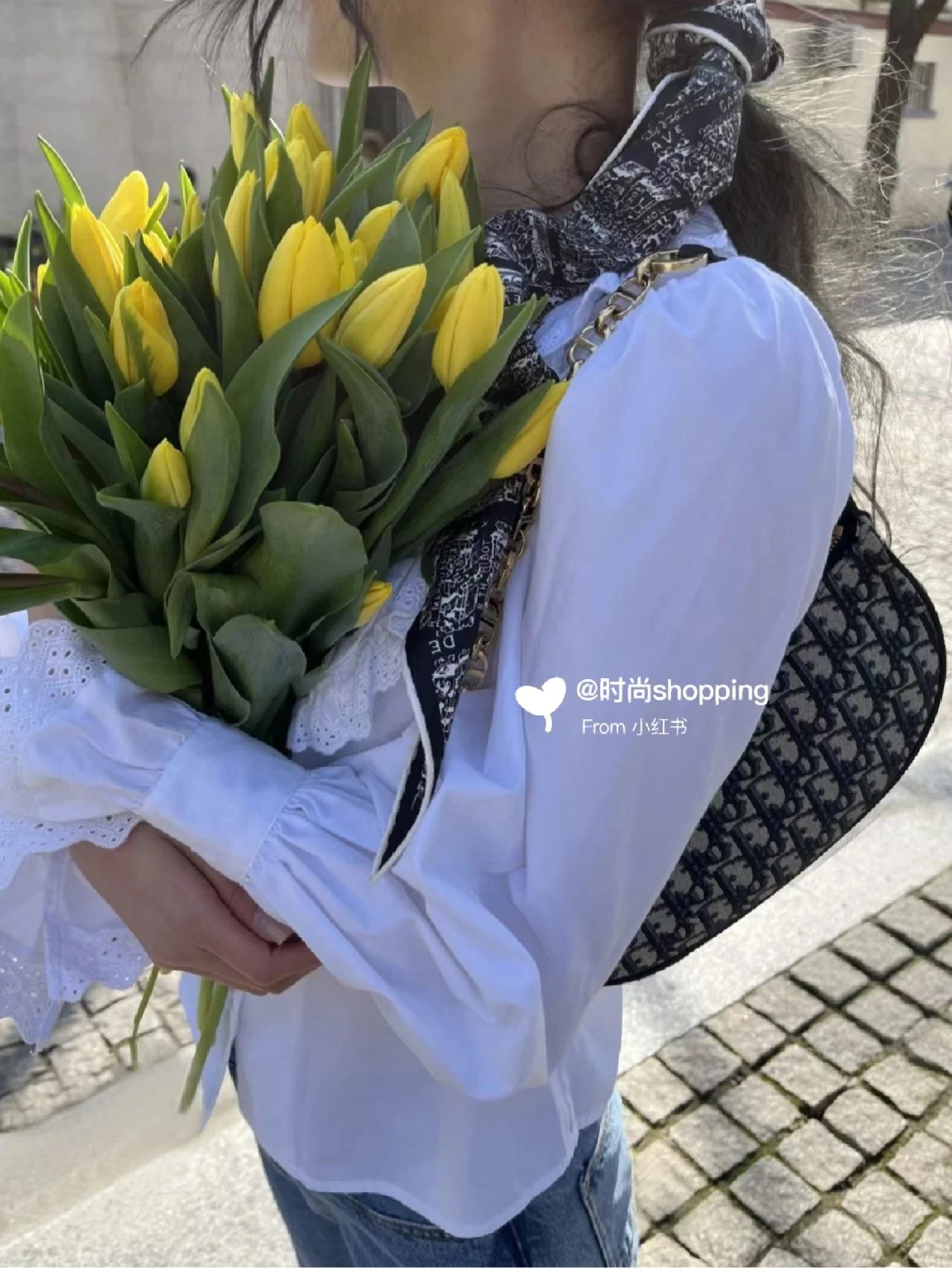 Сумка Dior Lounge Moon Bag Series - Oblique Monogram - 1