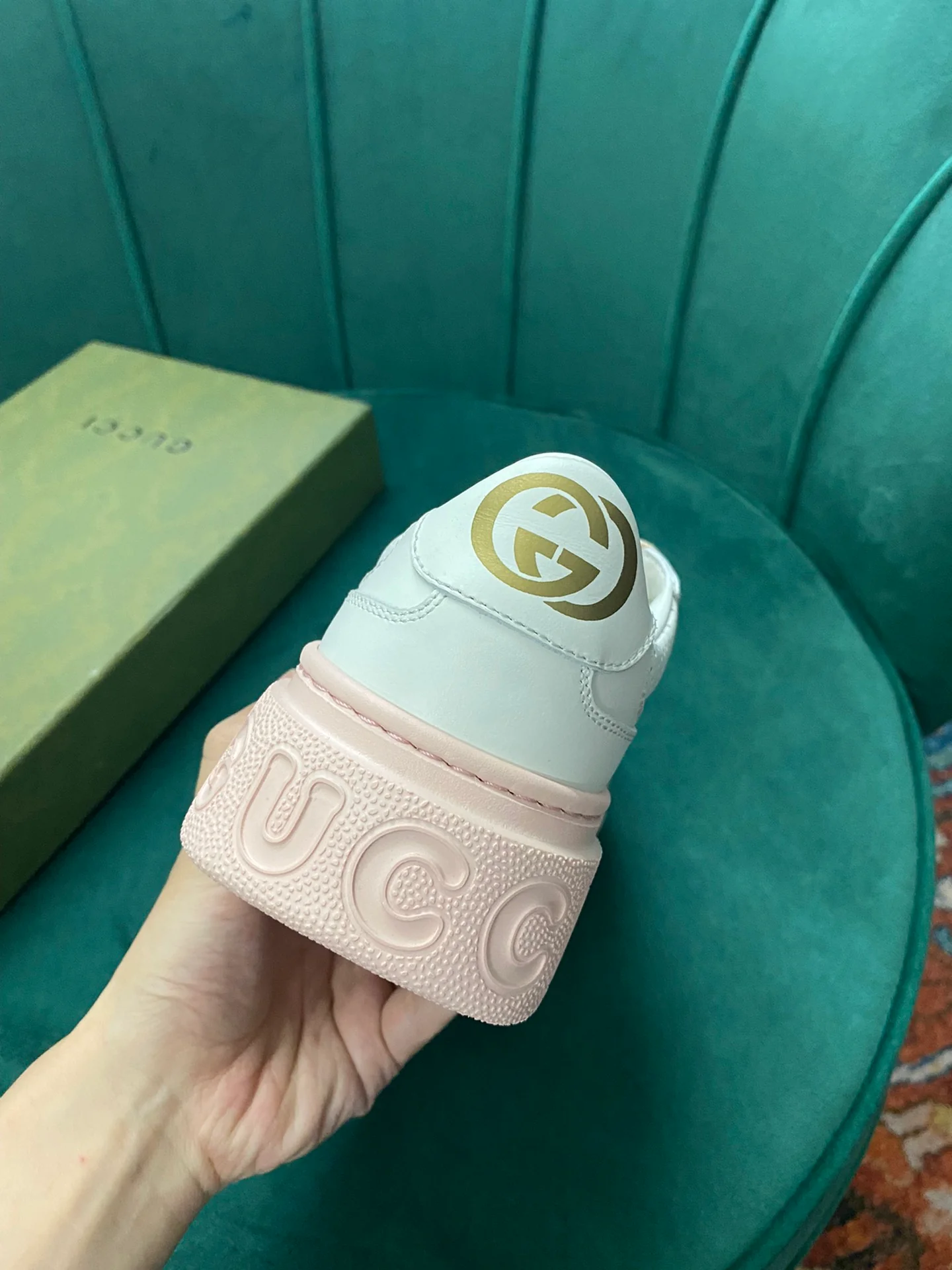 Кроссовки на платформе Gucci - 3