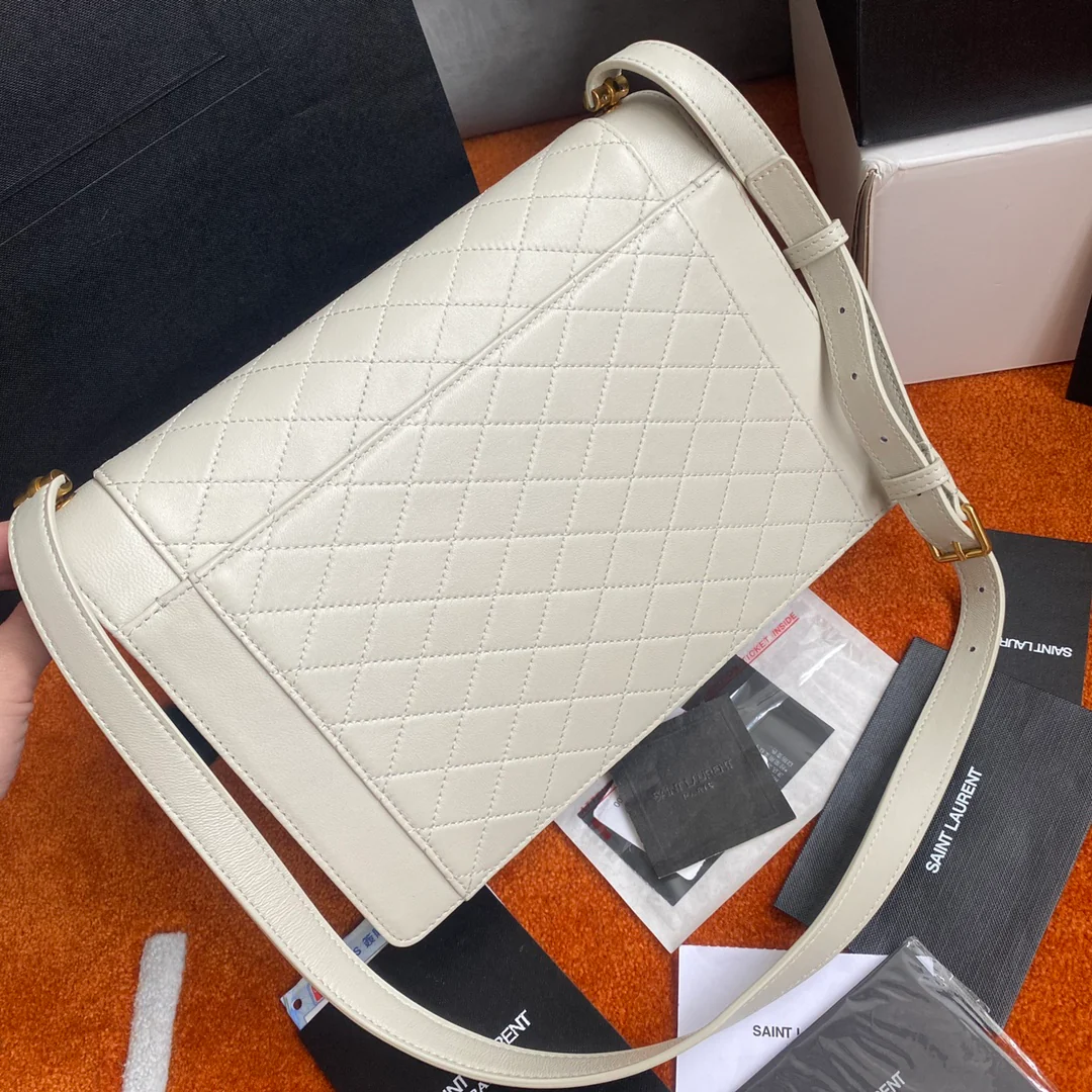 Большая сумка-конверт из овечьей кожи YSL-gaby