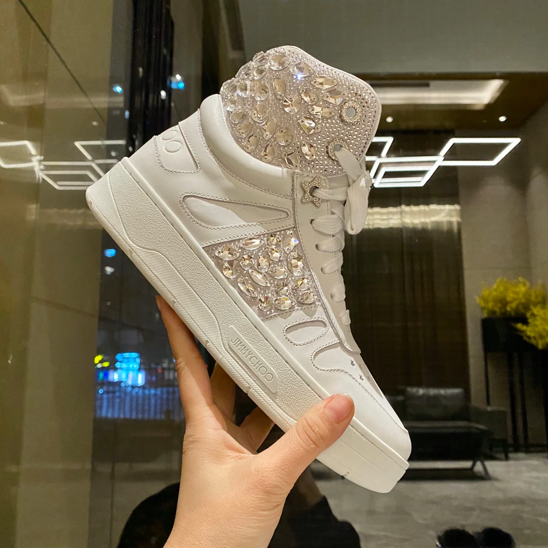 Jimmy - Перламутровый верх - Платформа - Высокие - Повседневные туфли - Черные