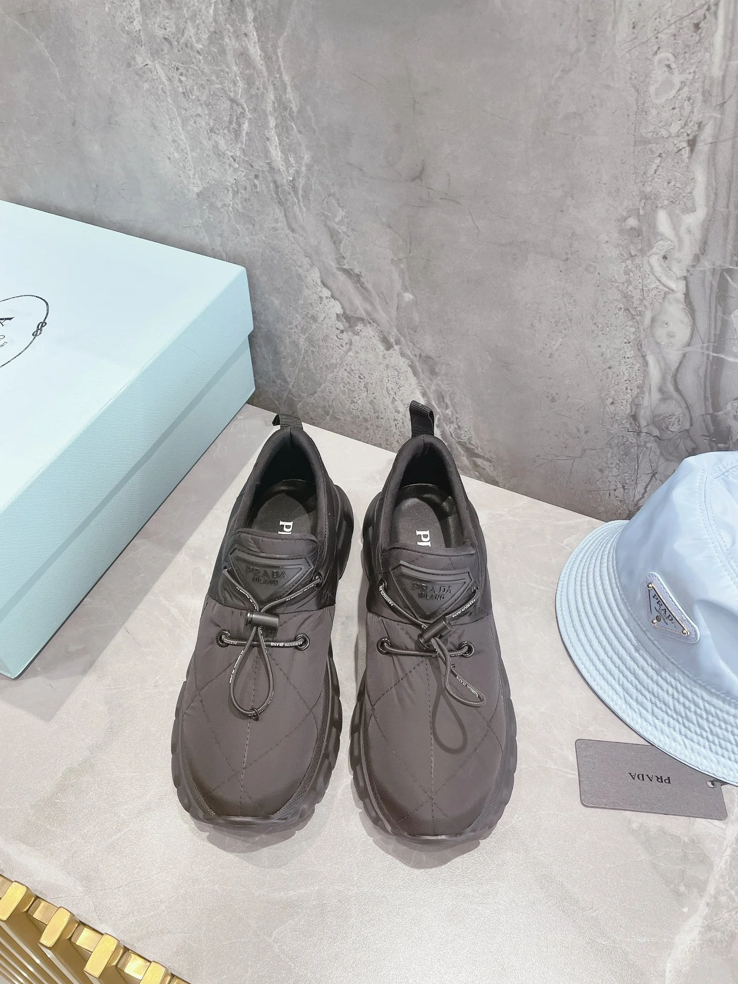 Обувь Prada - Prada - ультралегкая - кроссовки - повседневная обувь - серая