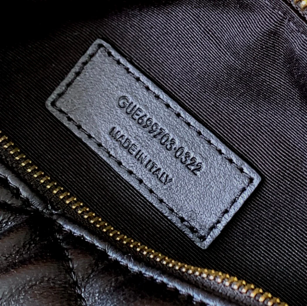 Маленькая цилиндрическая сумка YSL Sade - черная