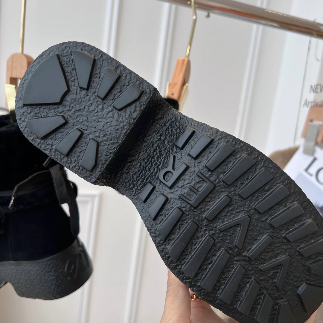 Шерстяные ботинки на толстой подошве RV, осенне-зимняя коллекция 2021 года - 1 шт.