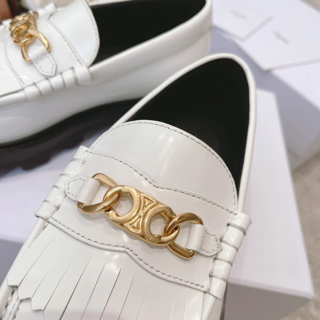 Обувь Celine - Celine - классические лоферы - белые