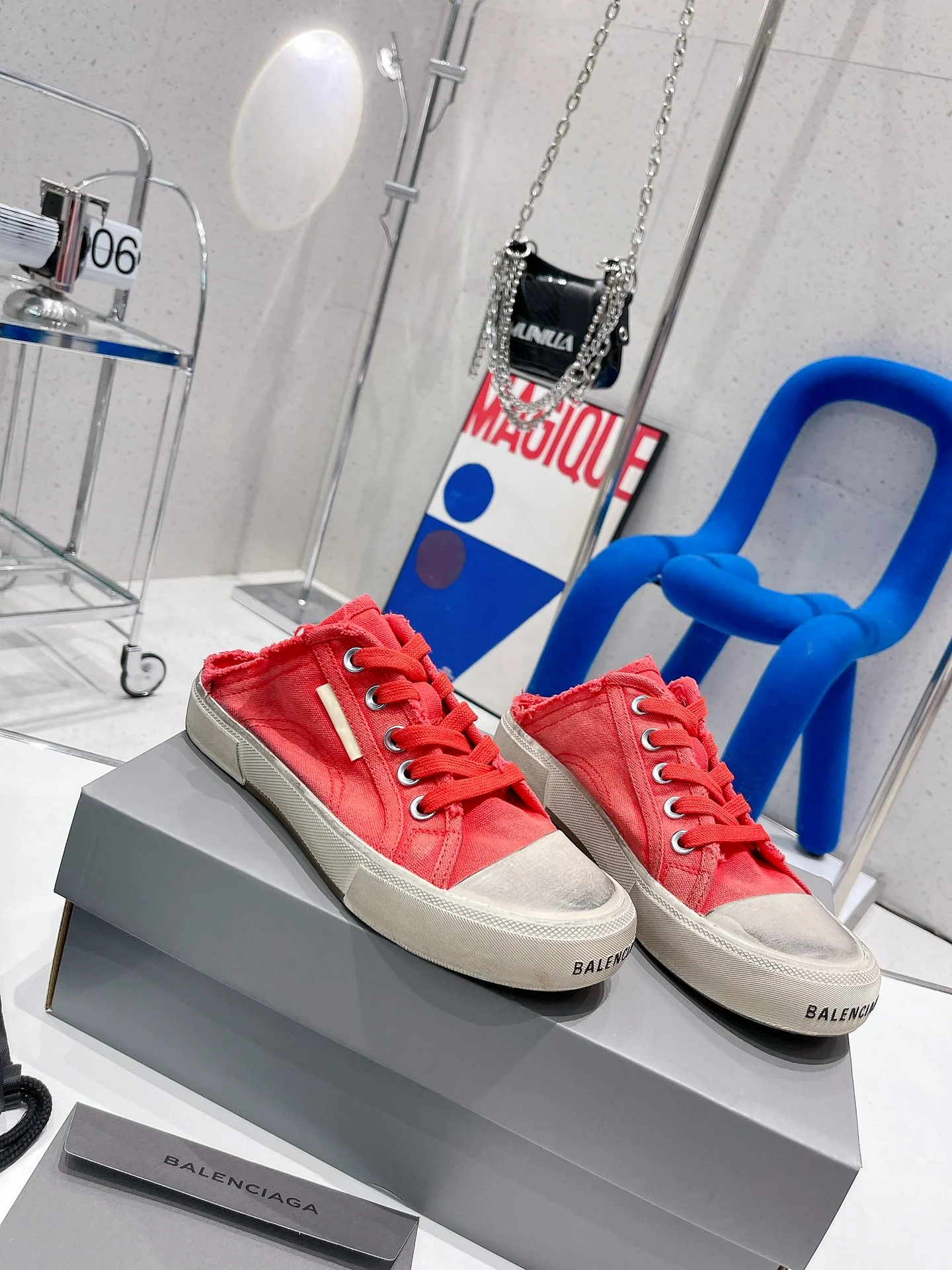 Холщовые туфли/тапочки Balenciaga