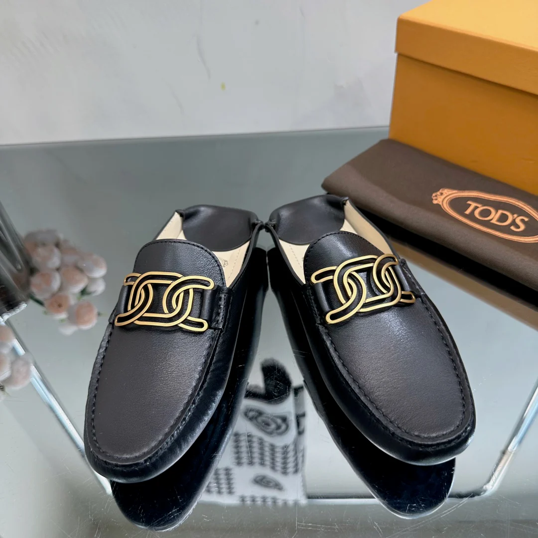 Tods - Лоферы - Полуботинки, металлик черный