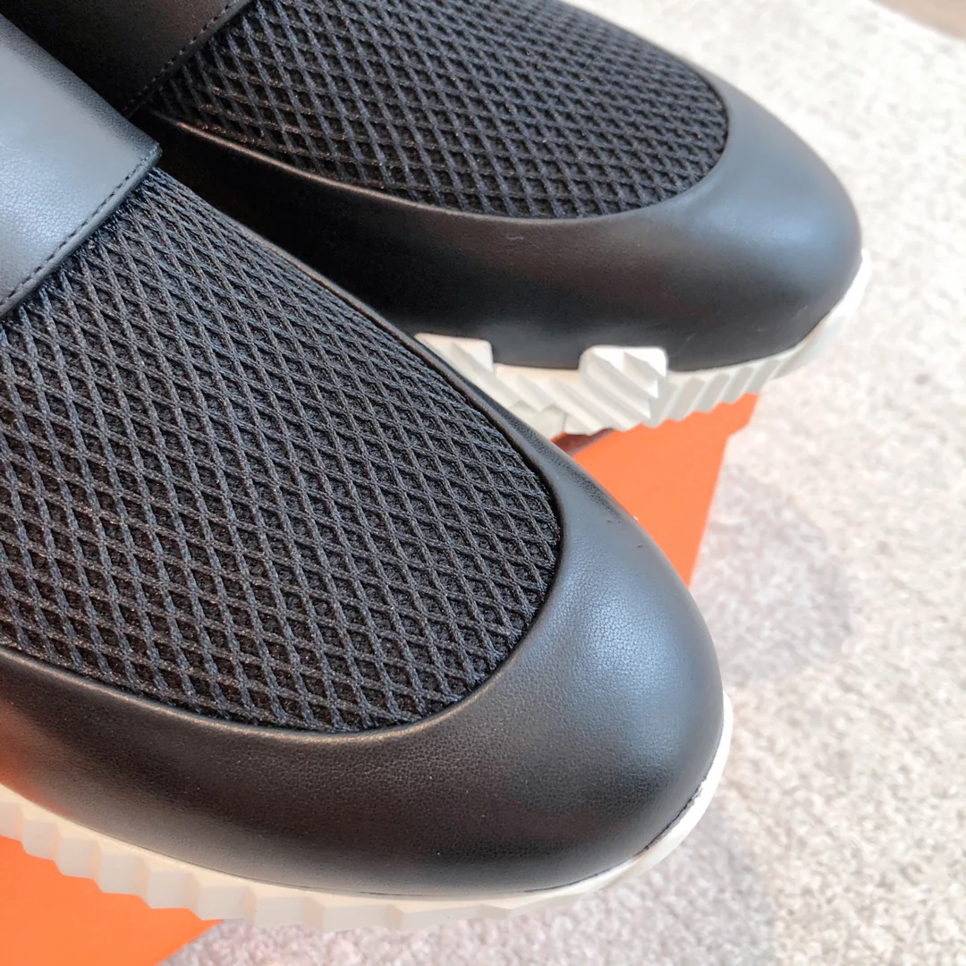 Новые кроссовки Hermes Giga 2023 года - унисекс - черные