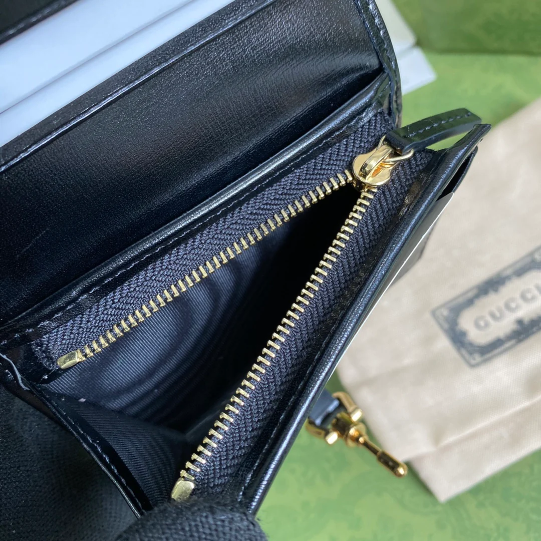 Gucci Jackie1961 系列拉链卡包短夹